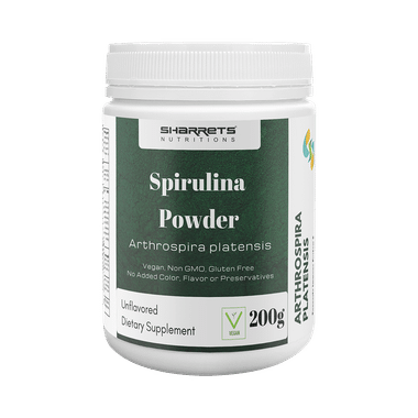 Sharrets Nutritions Organic Spirulina Powder