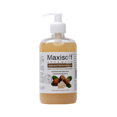 Maxisoft Advanced Shea Butter & Vanilla Deep Cleansing Hand Wash (500ml Each)