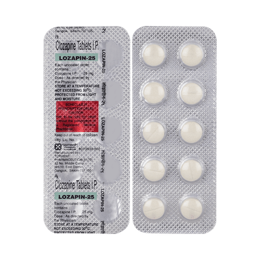 Lozapin 25mg Tablet