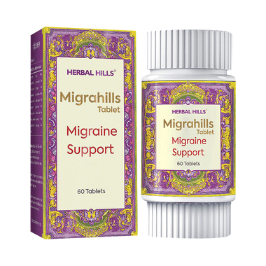 Herbal Hills Migrahills  Migraine Support Tablet