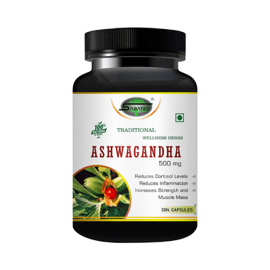 Sabates Ashwagandha 500mg Capsule