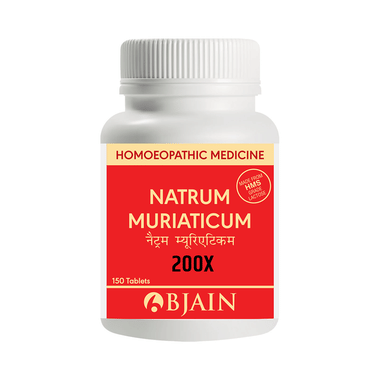 Bjain Natrum Muriaticum Biochemic Tablet 200X