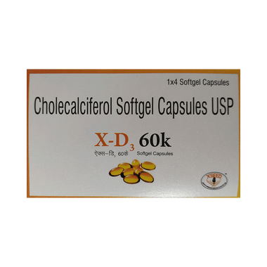 X-D3 60K Softgel Capsule