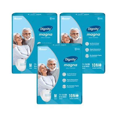 Dignity Magna Adult Diaper (10 Each) Medium