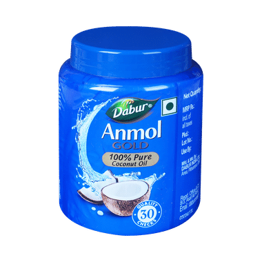 Dabur Anmol Gold Pure Coconut Oil | Blue