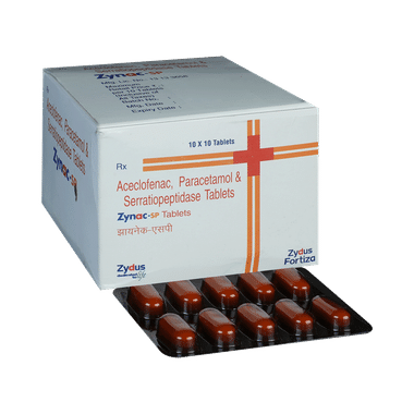 Zynac SP 100mg/325mg/15mg Tablet