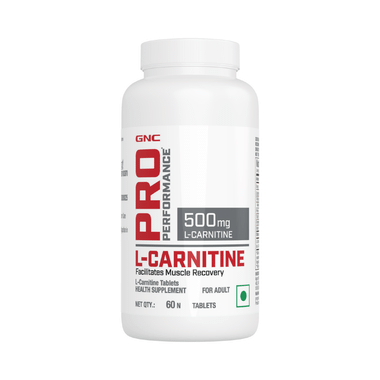 GNC Pro Performance L-Carnitine 500mg For Muscle Recovery | Tablet