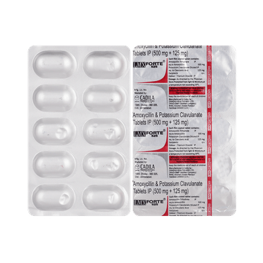 Lmx Forte 500mg/125mg Tablet