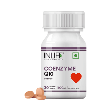 Inlife Coenzyme Q10 For Heart Health | Chewable Tablet