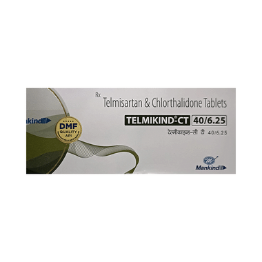 Telmikind CT 40mg/6.25mg Tablet