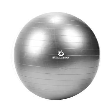 Healthtrek Anti Burst Gym/Yoga/Exercise/Swiss Ball 85cm Grey