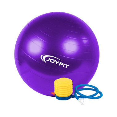 Joyfit Yoga Ball With Inflation Pump Purple Large
