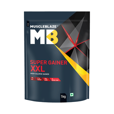 MuscleBlaze Super Gainer XXL For Muscle Growth | No Added Sugar | Cookies & Cream