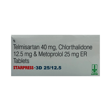 Starpress 3D 12.5mg/25mg/40mg Tablet