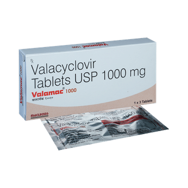 Valamac 1000mg Tablet