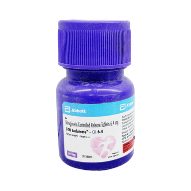 GTN Sorbitrate -CR 6.4 Tablet