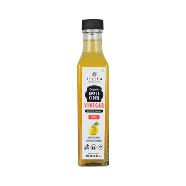 Jivika Naturals Organic Apple Cider Vinegar with The Mother Raw