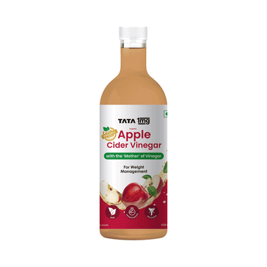 Tata 1mg Organic Apple Cider Vinegar with the “Mother of Vinegar” for Healthy Weight Management, & Overall Wellbeing