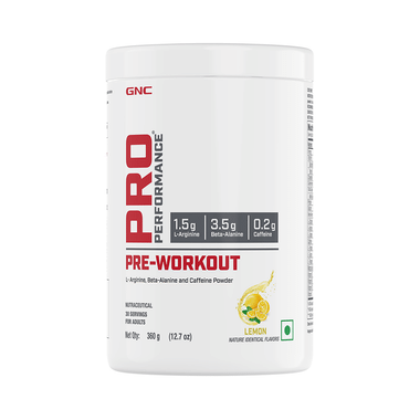 GNC Pro Performance Pre-Workout Powder Lemon