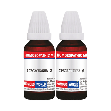 Dr. Majumder Homeo World Ipecacuanha Mother Tincture (30ml Each) Q