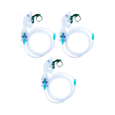 Lifeline Nebulizer Mask Kit And Pipe Set With Medicine Cup For Adult