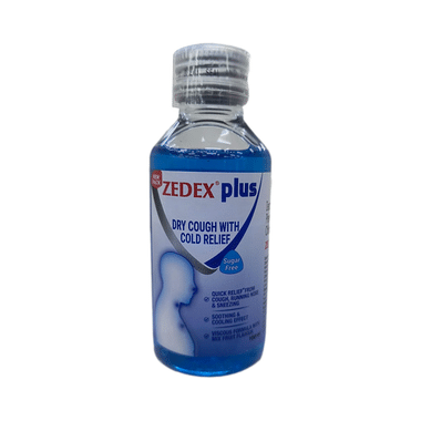 Zedex Plus Cough Syrup Sugar Free