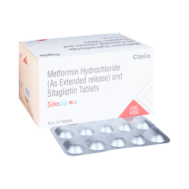 Sitacip M 100/1000 Tablet ER