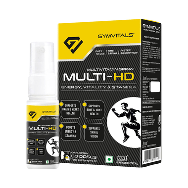 Gymvitals Multi-HD Multivitamins Oral Spray