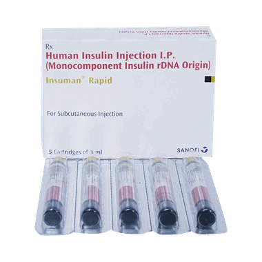 Insuman Rapid 100IU/ml Solution for Injection