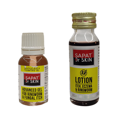 Sapat Combo Pack Dr Skin Lotion(12ml) & Andavanced Gel (15g)