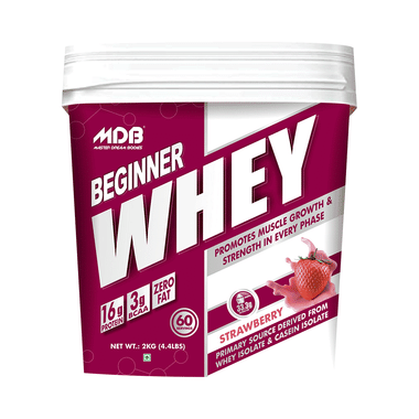 MDB Master Dream Bodies Beginner Protein 16g Whey Isolate Strawberry