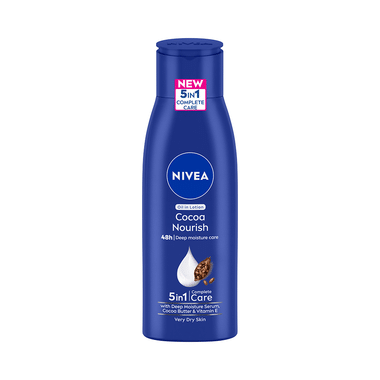 Nivea Cocoa Nourish Oil Lotion | 5 In 1 Complete Care For Deep Moisture Care | For Very Dry Skin