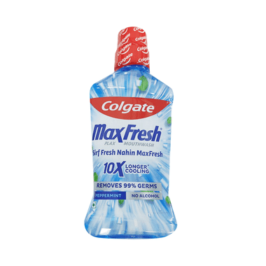 Colgate Peppermint MaxFresh Plax Antibacterial Mouth Wash