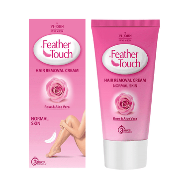 Vi-John Feather Touch Hair Removal Cream Rose & Aloe Vera