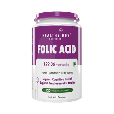 HealthyHey Nutrition Folic Acid Vegetable Capsule