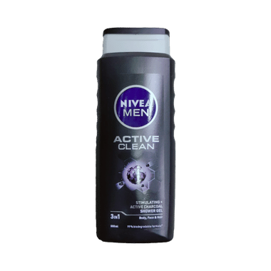 Nivea Men Shower Gel For Body, Skin & Hair | Active Clean