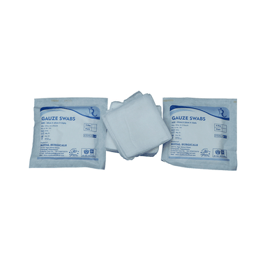 Royal Surgicals Gauze Swabs Sterile (5 Each) 10cm x 10cm x 12ply