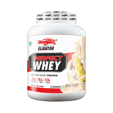 Eligator Perfect Whey Protein  Powder Malai Kulfi