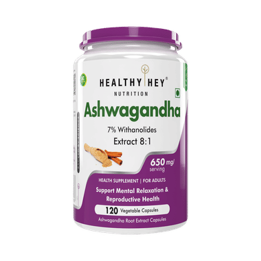 Healthy Hey Ashwagandha Vegetable Capsule