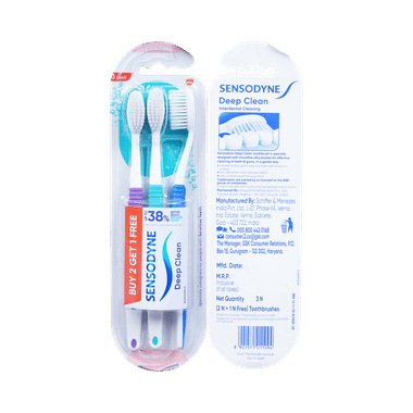 Sensodyne Deep Clean Toothbrush | Buy 2 Get 1 Free