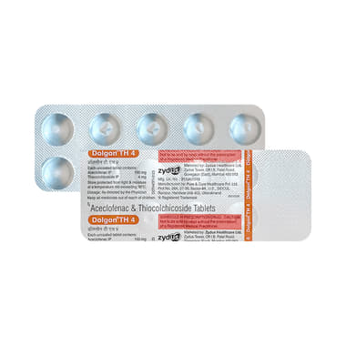 Dolgon TH 100mg/4mg Tablet