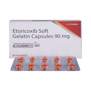 Etobrix 90mg Soft Gelatin Capsule