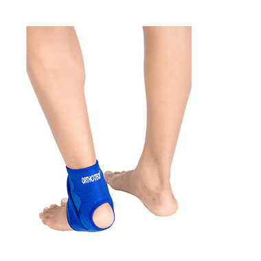 Orthotech OR 4111 Ankle Support With Stays Free Size Blue