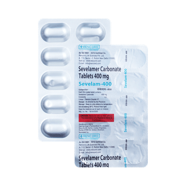 Sevelam 400 Tablet