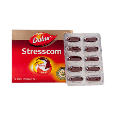 Dabur Stresscom Ashwagandha Capsule | Manages Fatigue, Weakness & Stress Capsule