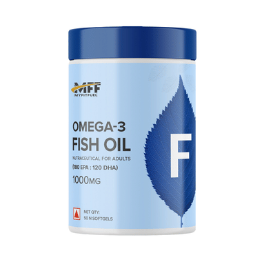 MyFitFuel Omega 3 Fish Oil 1000mg Soft Gelatin Capsule
