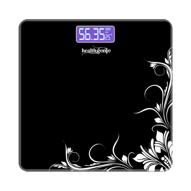 Healthgenie 3375 Electronic Digital Weighing Machine Black Pattern