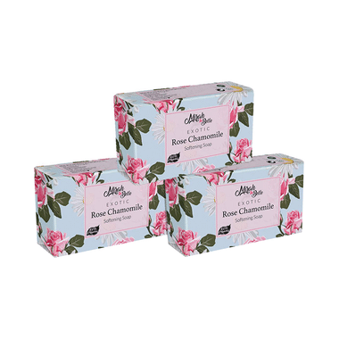 Mirah Belle Exotic Soap (125gm Each) Rose Chamomile