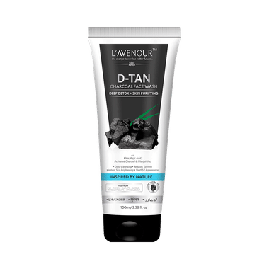 L'avenour D-Tan Charcoal Face Wash(100ml Each)