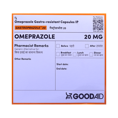 Gastroprazole 20 Capsule